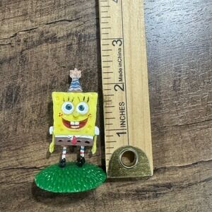 Vintage SpongeBob Cake Topper Decoration Display Hat Optional Desktop or Dash‎